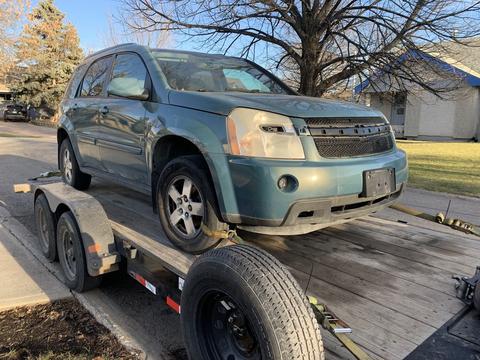 CashForCars USA | Junk Car Removal of a Chevy Equinox for Scrap Metal Recycling